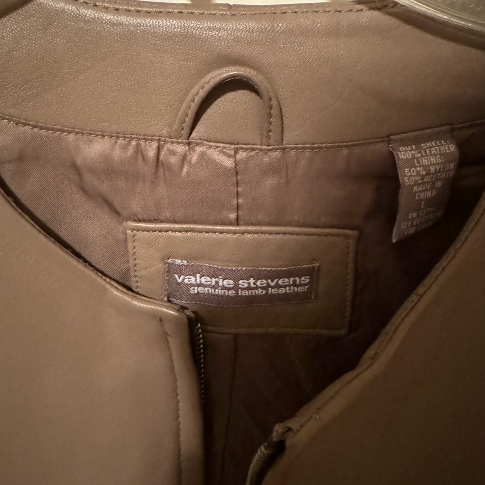 Valerie Steven’s Leather Coat - Picture 2 of 3